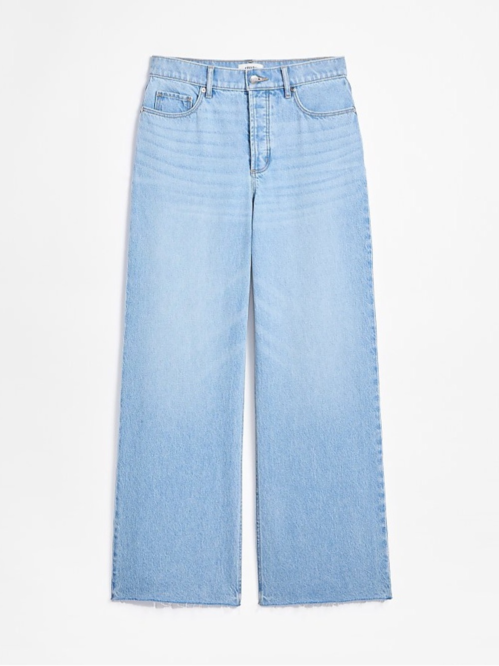 Loft Cut High Rise Relaxed Wide Leg Vintage Jeans in Wave Wash Size 29/8